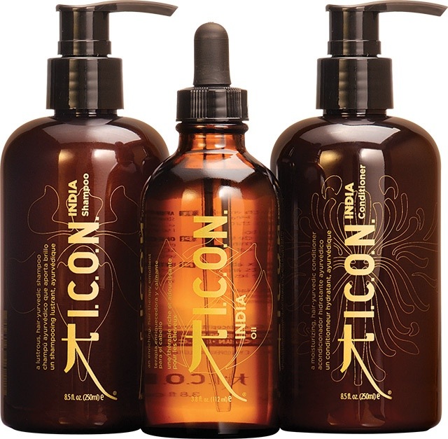 I.C.O.N. INDIA Hair Care Line (photo: courtesy of Jade Umbrella PR)