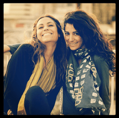 Anooshka Zakarian and Ani Karapetian, founders of Lov Project (Living One Vision Project) photo: courtesy of Lov Project)