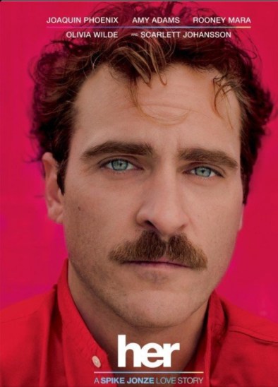 Joaquin Pheonix in her, directed and written by Spike Jonze (photo: courtesy of IMBD, United Rock Howard Company LLC)