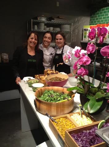 The fabulous Gardein chefs at their Tasting Kitchen for My Gentle Farm's book launch (photo credit: Rochelle Robinson)