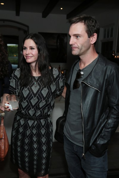 Courtney Cox and John McDaid attend the Kevin Morris: "White Man's Problems" Book Party held in Los Angeles, CA on Tuesday, June 3, 2014. (Alex J. Berliner/ABImages)