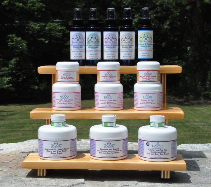 Sensational line of GoodBody Products shot in Vermont (photo: courtesy of GoodBody Products)