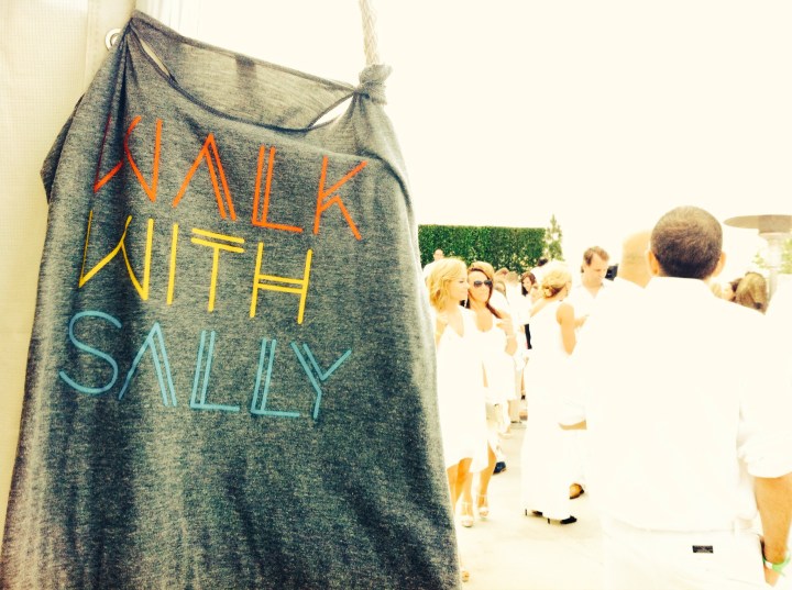 Walk With Sally's 8th Annual White Light White Night fundraising event (photo credit: Rochelle Robinson)