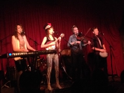 SHEL playing at intimate setting of Hotel Cafe (photo credit: Rochelle Robinson)