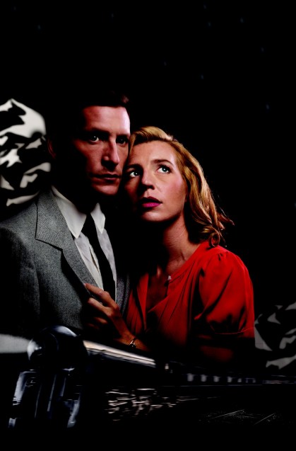 Henry Jaglom's "Train to Zakopane" co-stars Tanna Frederick and Mike Falkow (photo credit: Ron Vignone)