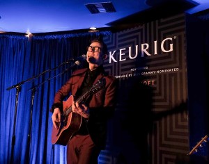 Music recording artist Jarle Bernhoft performs the Keurig Grammy's afterparty at Continental Club, (Photo by Chris Weeks/Getty Images for Keurig) 