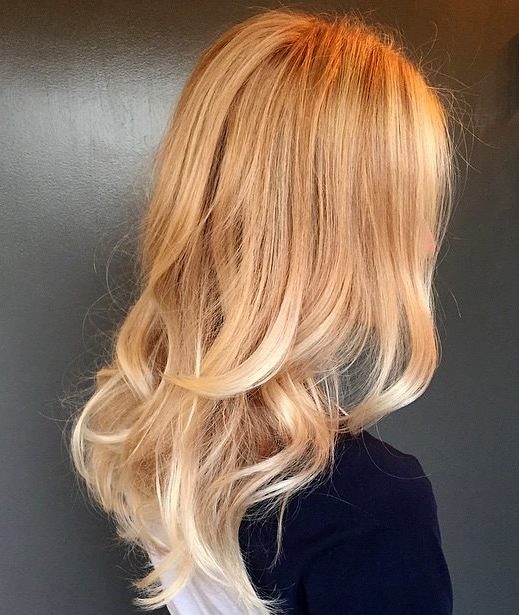 Dimensional blond. Color by Meaghan Jones at Jonathan and George in Beverly Hills.