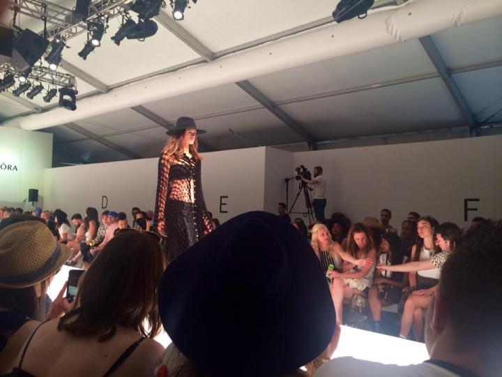 Fashion show at Parker Palm Springs sponsored by Pandora jewelry. Coachella 2015 (Photo credit: Melissa Curtin)