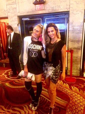 Amber Lane and Melissa Curtin gearing up for the new film, The People's Designer featuring Jeremy Scott.