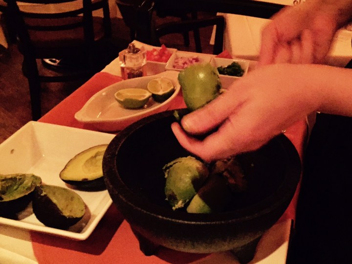 Guacamole prepared while you attempt not to drool. (Photo by Scott Bridges) 