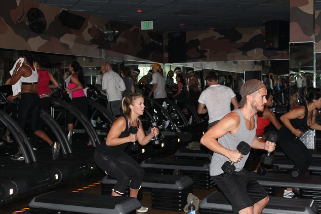 Barry's Bootcamp West Hollywood (Photo credit: www.dailymail.co.uk/tvshowbiz)