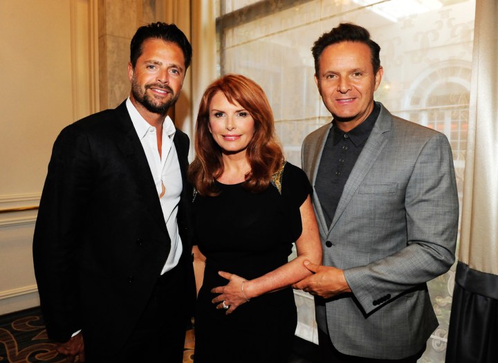 David Charvet, Roma Downey and Mark Burnett attend the Operation Smile's 2015 Smile Gala on October 2, 2015 in Beverly Hills, California. (Photo by Amy Graves/WireImage) 