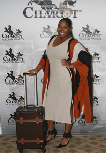 Shar Jackson showed her love for Chariot Travelwear 