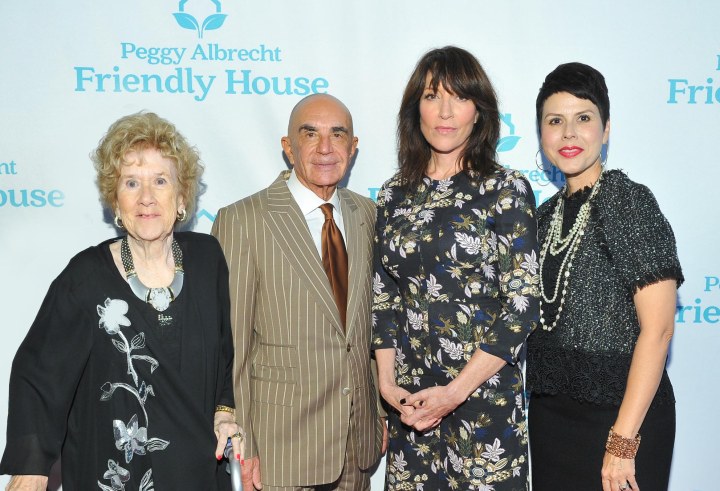 Executive Director of Friendly House Peggy Albrecht, Robert Shapiro, Katey Sagal and Assistant Executive Director of Friendly House Monica Phillips