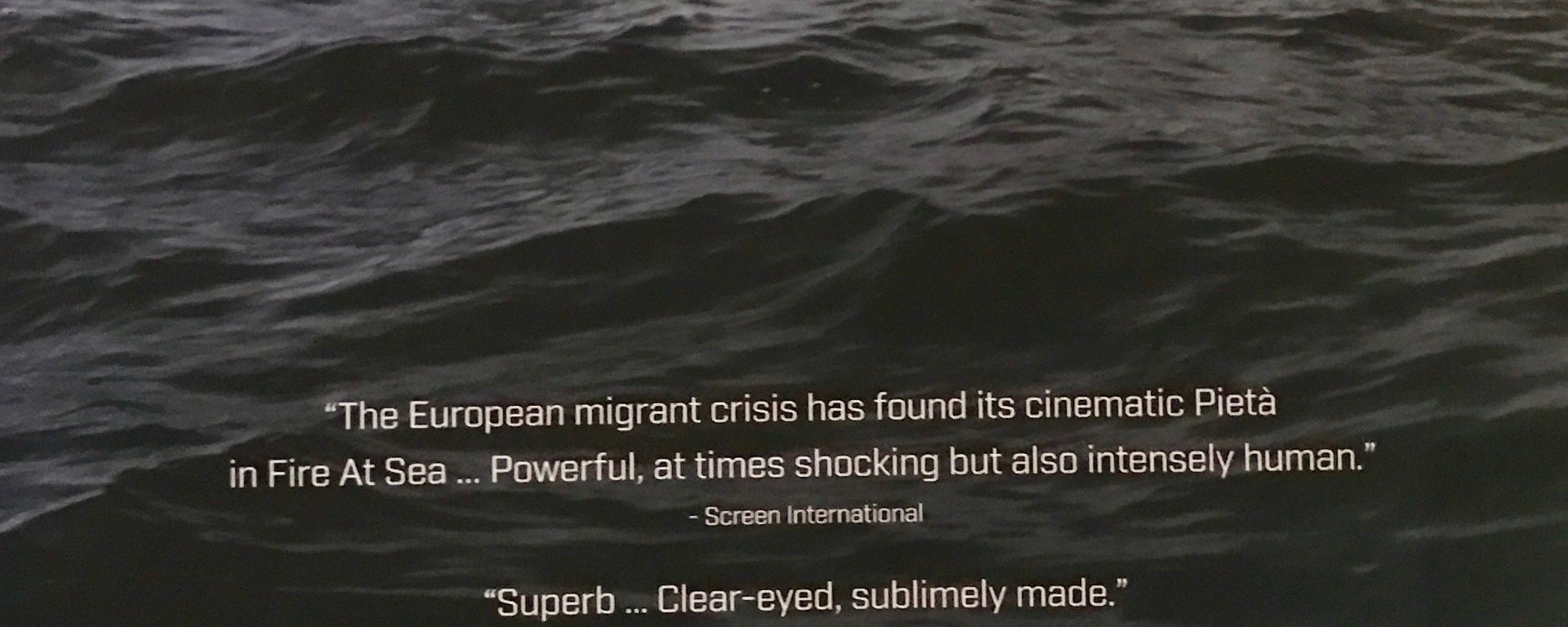 AFI Fest Fire at Sea GianFranco Rosi
